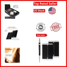 Steel Crypto Seed Wallet with Letter Stencils & High-Grade Tungsten Pen