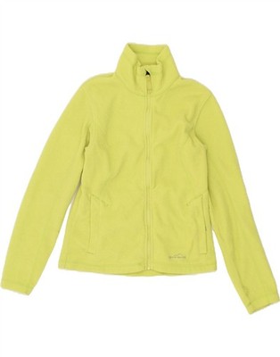 Eddie Bauer Damen Fleecejacke UK 12 Medium gelb Polyester MK06