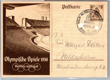 Deutsches Reich P 259 als Ganzsache Sommer Olympiade #DES93