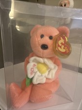 TY Beanie Babies Dearly Pink Bear 2005 Mother's Day