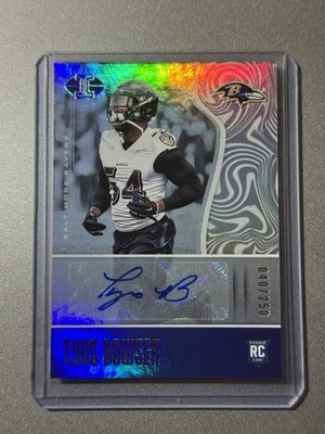 Tyus Bowser Baltimore Ravens Panini Illusions NFL 2017 ROOKIE AUTO SP /250