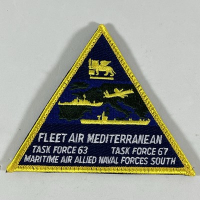 Fleet Air Mediterranean Task Force 63 67 Maritime Air Allied Naval Forces Patch