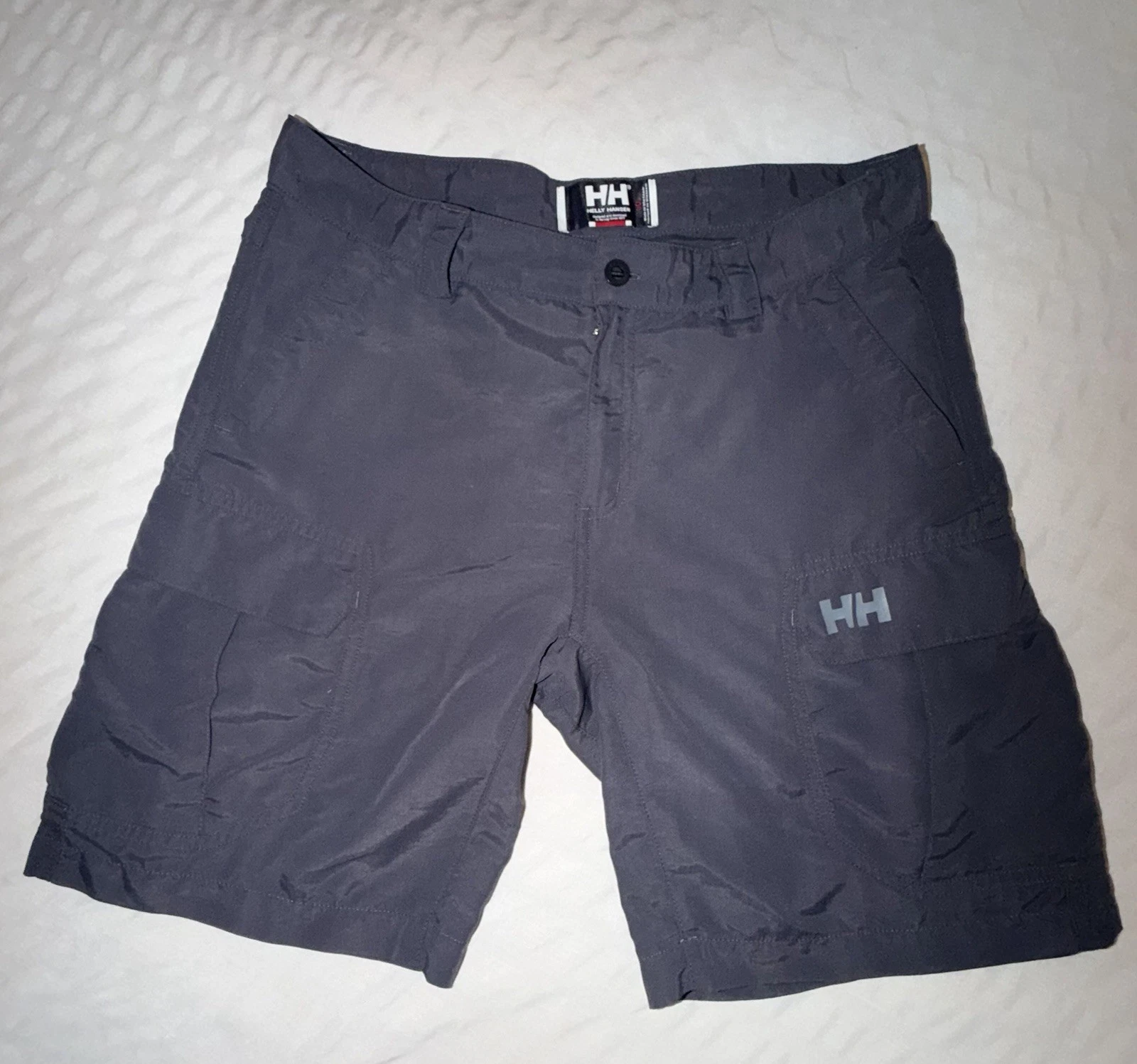 Helly Hansen Men's HH Quick-Dry Cargo Shorts Size 30 Dark Gray