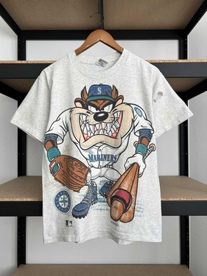 MLB Vintage 1994 Seattle Mariners MLB Taz Warner Bros T-shirt AN68382
