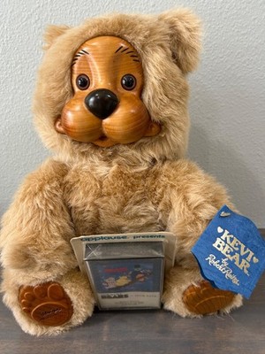 Vintage Applause Robert Raikes Teddy Bear Wood Face Kevi Bear With