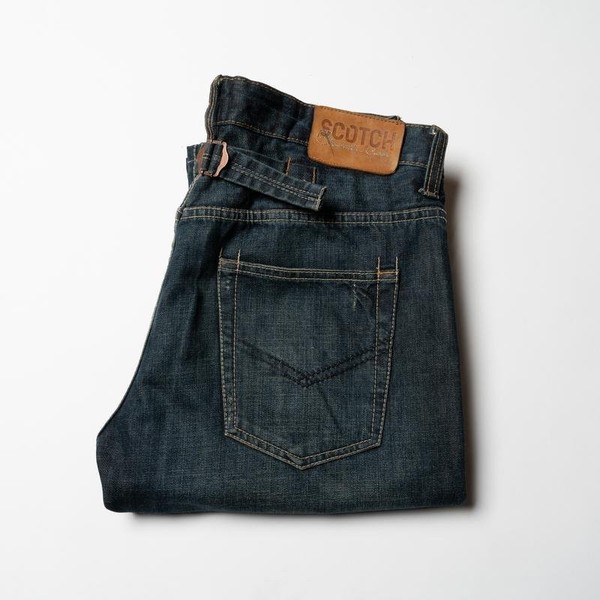 Men Scotch&Soda Jeans Navy Cotton 34 / L / 50