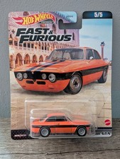 Hot Wheels Fast & Furious Premium ALFA ROMEO GIULIA SPRINT GTA #5/5 HKD29 (2023)