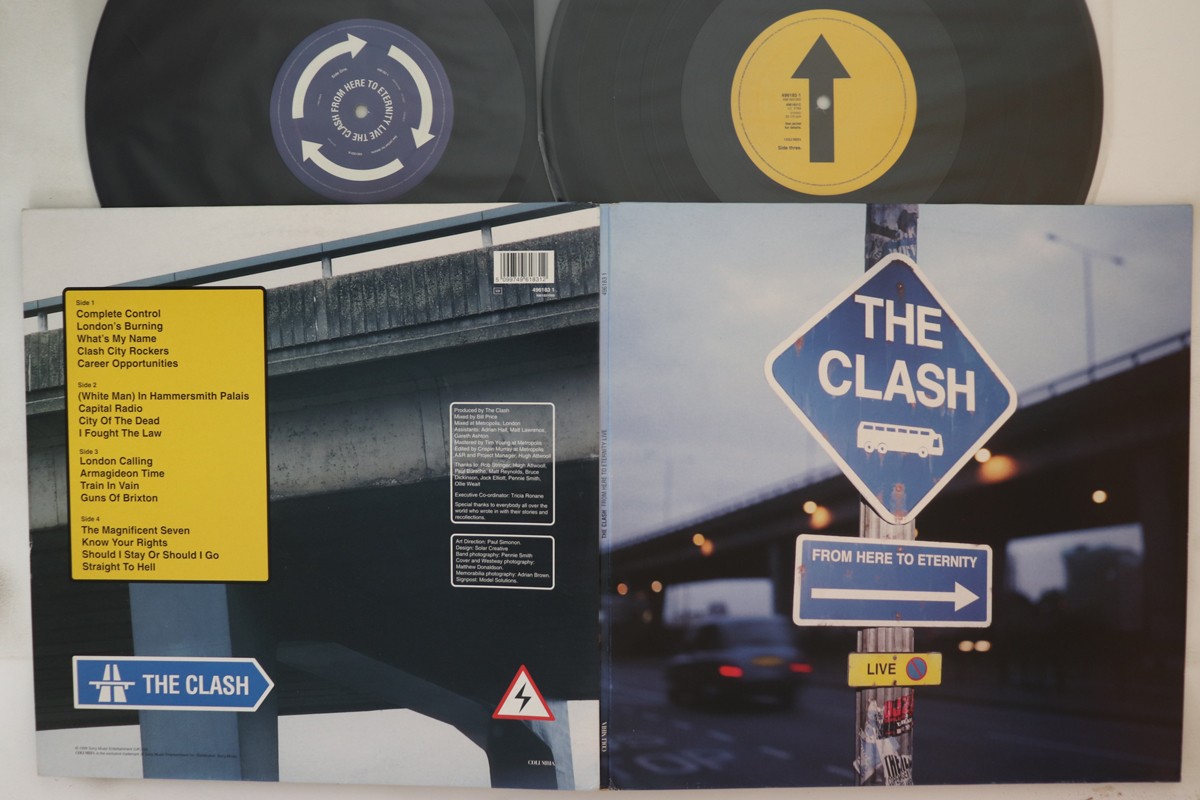 欧2LP Clash From Here To Eternity 4961831 COLUMBIA /00660 The Clash / From Here To Eternity 1999 EU Original 2LP