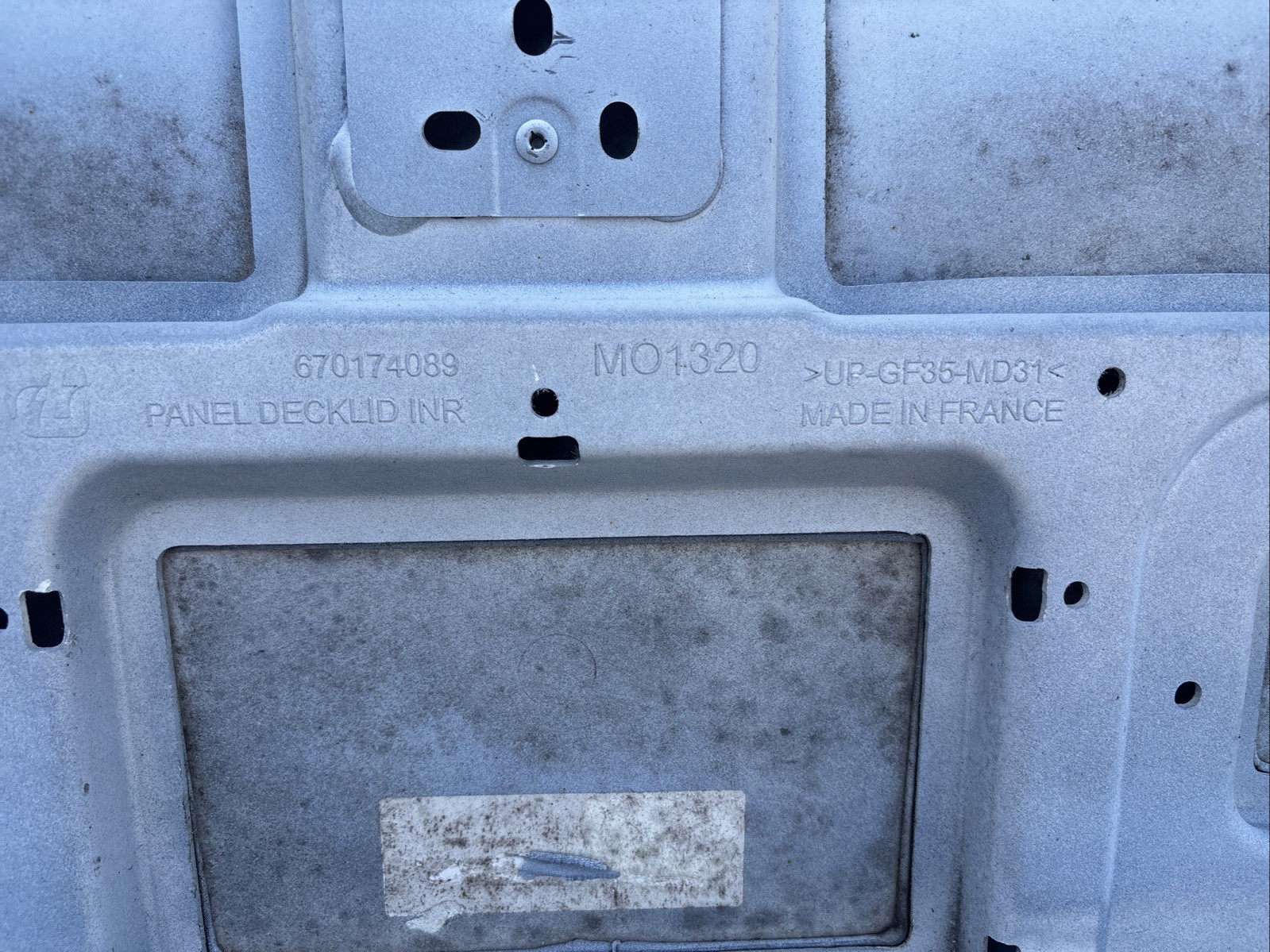 FLAP MASERATI GRANTURISMO TRUNK OEM USED