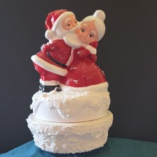 Santa Claus and Mrs Claus music box 