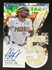 2026 TOPPS SERIES 1 FERNANDO TATIS JR. AUTO AUTOGRAPH DIE CUT #D 43/50 75 YEARS