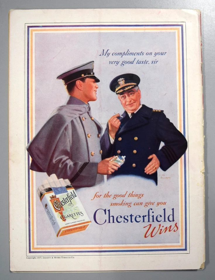 Boston Bruins Chicago Blackhawks March 21st 1937 Official Game Program COVER OFF - Image 2 of 3