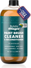 Oil Paint Brush Cleaner and Restorer-Paintbrush Cleaner for Acrylic, Oil, and Gl
