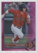 2022 Bowman Chrome Prospects Fuchsia Pink Vapor Refractor 133/199 Nick Yorke 7s2