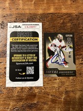 Leevi Merilainen IP Signed Skybox Metal RC Card JSA Coa Senators Autographed