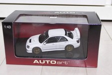 1 43 AutoArt Subaru New Age Impreza WRC 2003 Plain Body Version White AUTO art