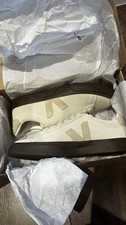 VEJA Campo Bold Suede Trainers | Almond / Brown Sole | UK 7 | Brand New in Box