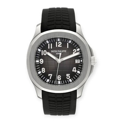 Patek Philippe Aquanaut Men's Black Watch - 5167A-001 Rubber Strap Full Set