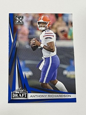 2023 Leaf Draft Football V2 Blue - Anthony Richardson - Florida Gators