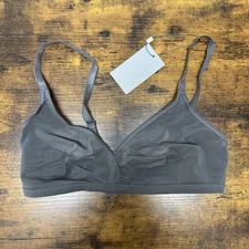 Negative Underwear Women’s Sieve Non-Wire Bra Size 2 In Graphite - MSRP $70