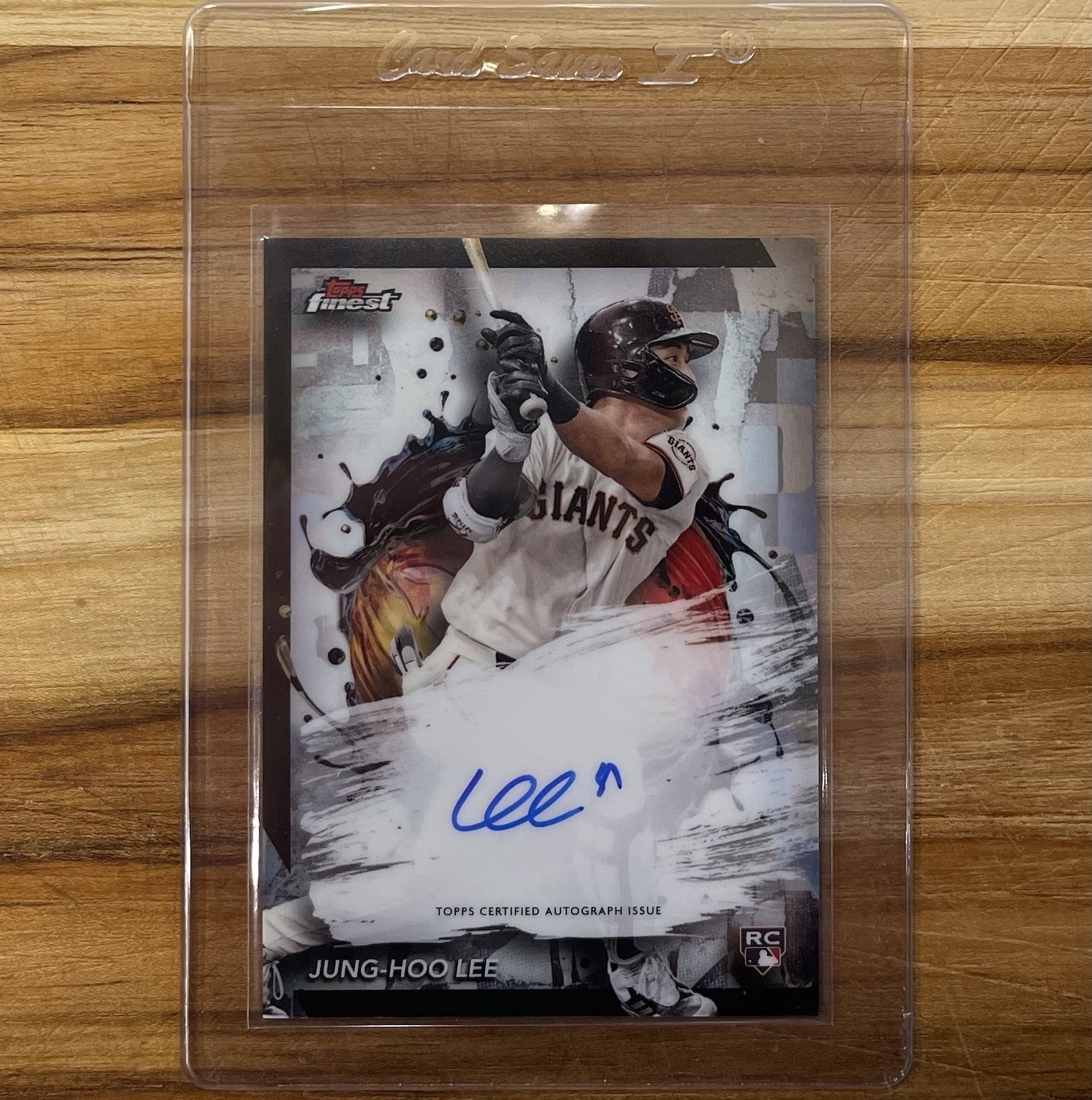 2024 Topps Finest Jung-Hoo Lee Rookie Auto #FA-JHL (AU, RC) Giants