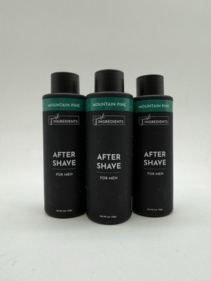 Just Ingredients Aftershave For Men Mountain Pine 2 Ounce Bottle