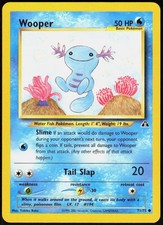 Wooper 71/75 Unlimited Common Neo Discovery LP Pokemon on eBay