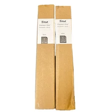 Cricut Bulk Premium Vinyl™ Black & white Permanent Glossy 12" x 180" lot of 2