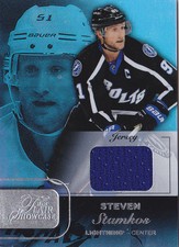 15-16 Fleer Showcase Steven Stamkos Jersey Flair Lightning 2016