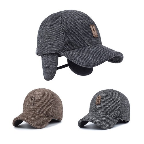 Men's Winter Hat Baseball Hat with Ear 