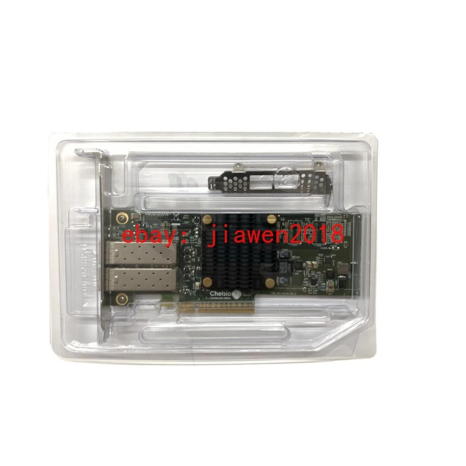 Chelsio Dual Port 10Gb Ethernet Unified Wire Adapter Card T520-SO-CR T520-CR - Image 2 of 3