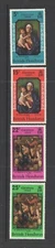1969 BRITISH HONDURAS Scott # 247-250 { CHRISTMAS } STAMP SET MNH