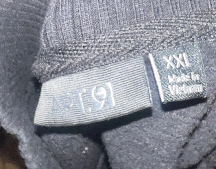 APT. 9 Mens Size XXL Full Zip Jacket Black Long Sleeve With Pockets - Image 3 of 4