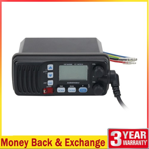 IC-M304 Waterproof Car Radio Station VHF Marine Radio Submersible 25W Radio - Picture 3 of 9