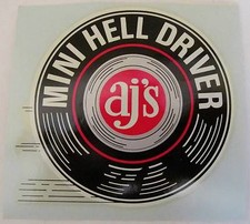 1970s AJ's Mini Hell Driver 3" Waterslide Decal