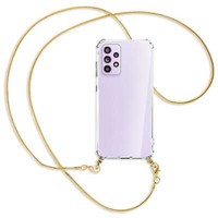 Handykette FüR Samsung Galaxy A33 5G (6.4'') Goldfarbene Kette Snake (G) HüLle