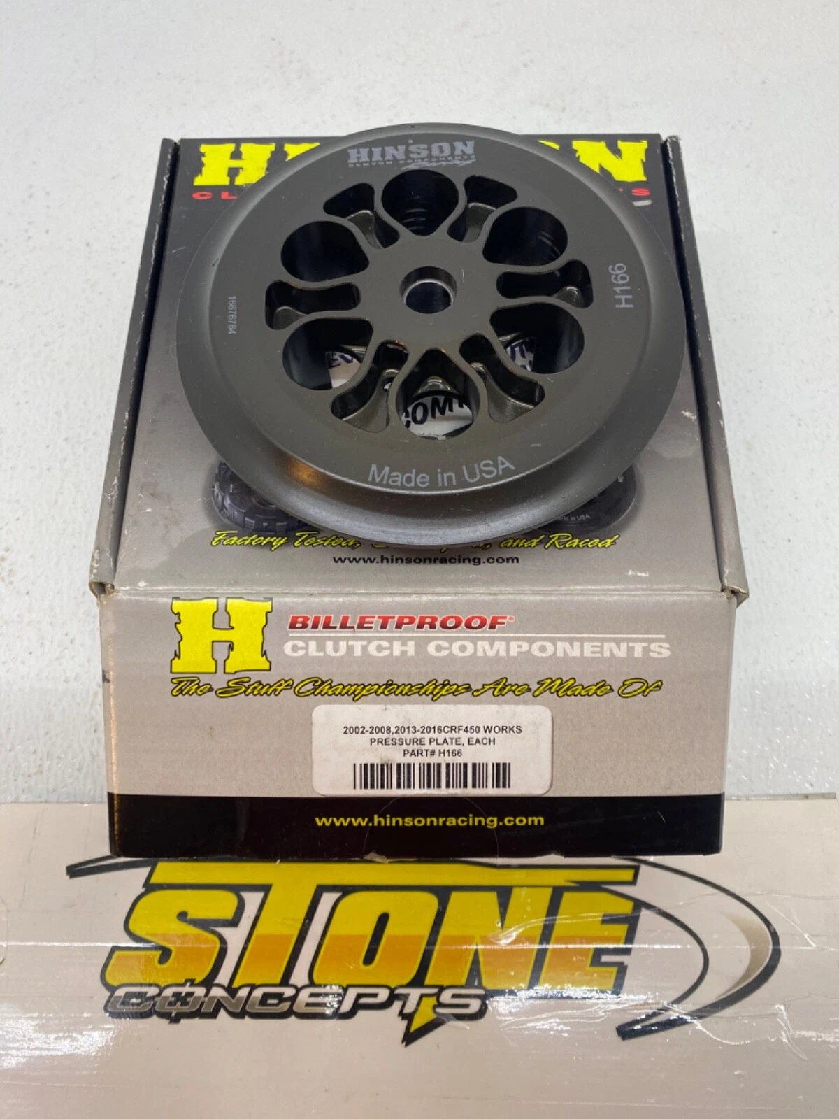 Hinson Racing Clutch Pressure Plate H166 Honda Works CRF450R CRF