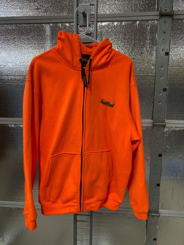 Fieldline Hoodie - Mens Large - Blaze Orange - Hunting Hiking -Zip Up Sweatshirt