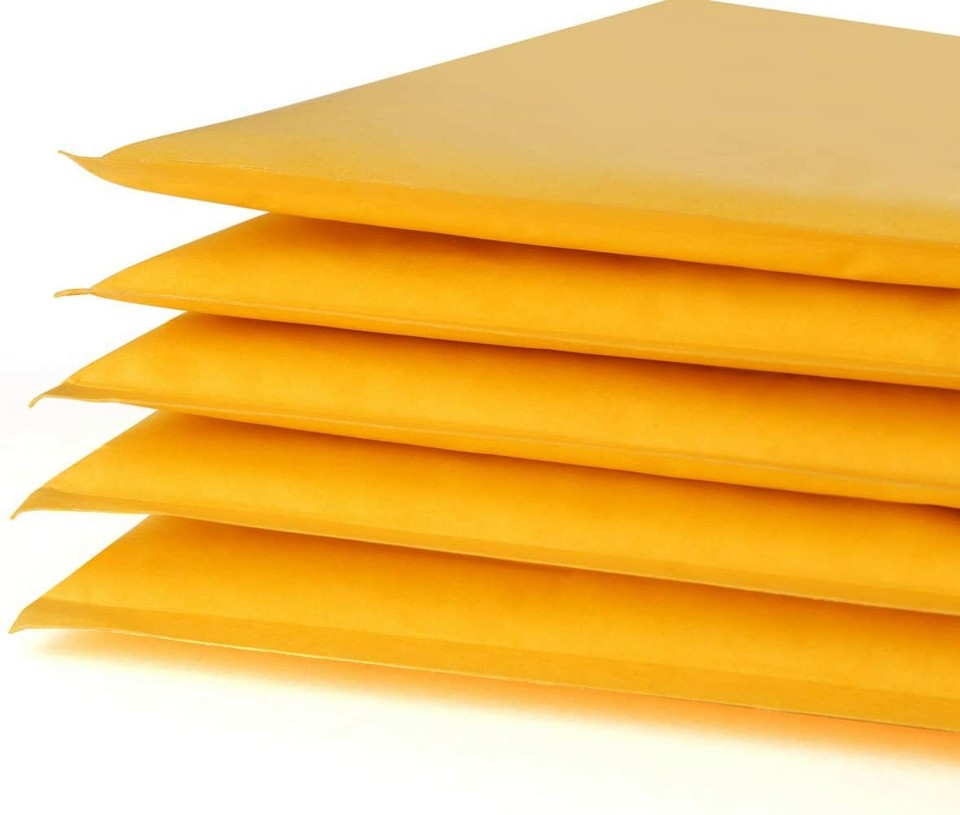 50pcs/lot Top Yellow Kraft Bubble Mailers Padded E... - Grandado - Foto 7