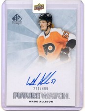 2021-22 SP Authentic '11-12 Retro Future Watch Auto #RFWAWA Wade Allison 271/499