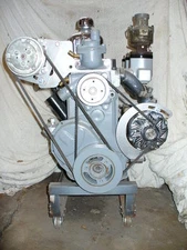 10033 AIR CONDITIONING & ALTERNATOR BRACKETS 1937-54 216 235 261 CHEVY CHEVROLET