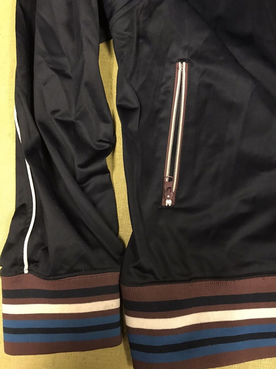Eighth Avenue Men's XXL Blue Striped Casual Athletic Track Eighth Avenue Men's XXL Blue Striped Casual Athletic Track