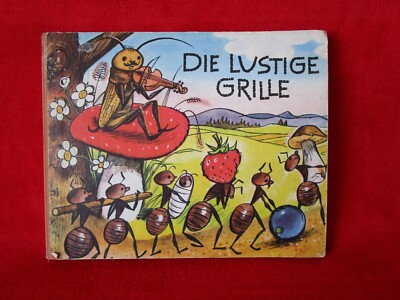 Die Lustige Grille 5.Auflage 1987 DDR Kinderbuch