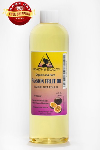 PASSION FRUIT / MARACUJA OIL REFINED ORGANIC COLD PRESSED FRESH 100% PURE 36 OZ - Picture 4 of 12