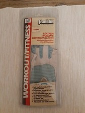 Women VTG Franklin leather workout gloves LARGE NO. 1250