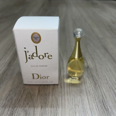Christian Dior Mini Perfume Fragrance Splash 0.17 Oz / 5 ml - J Adore