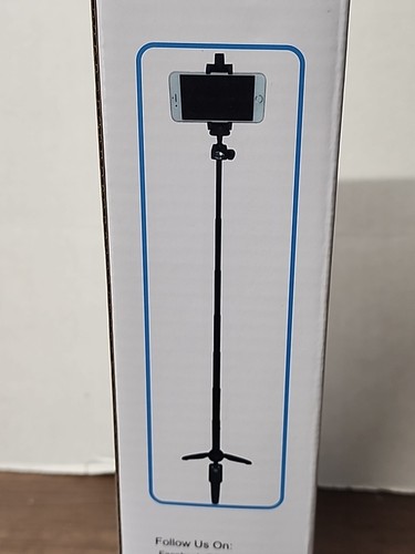 Fugetek 47" Selfie Stick & Tripod, Portable All In One Pro, BlueTooth Remote - Picture 2 of 10