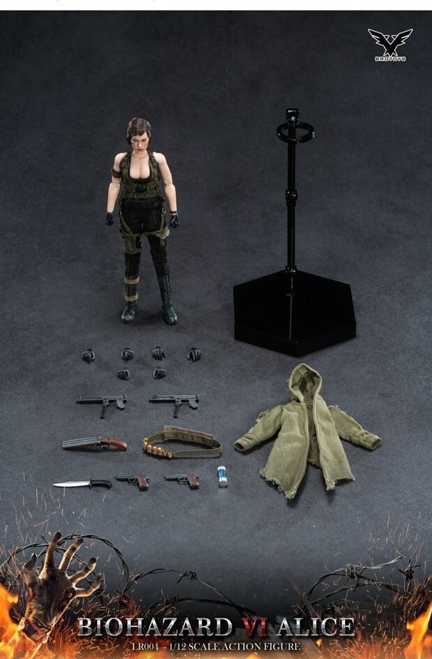 BROTOYS 1/12 Alice Biohazard 4 Action Figure LR004 New | eBay