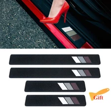 Car Door Sill Sticker Plate Scuff Protector Entry Guard Cover For Toyota Tacoma