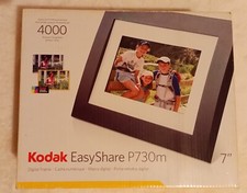 Kodak EasyShare P730m 7" Digital Picture Frame NEW holds 4000 pics Slideshow